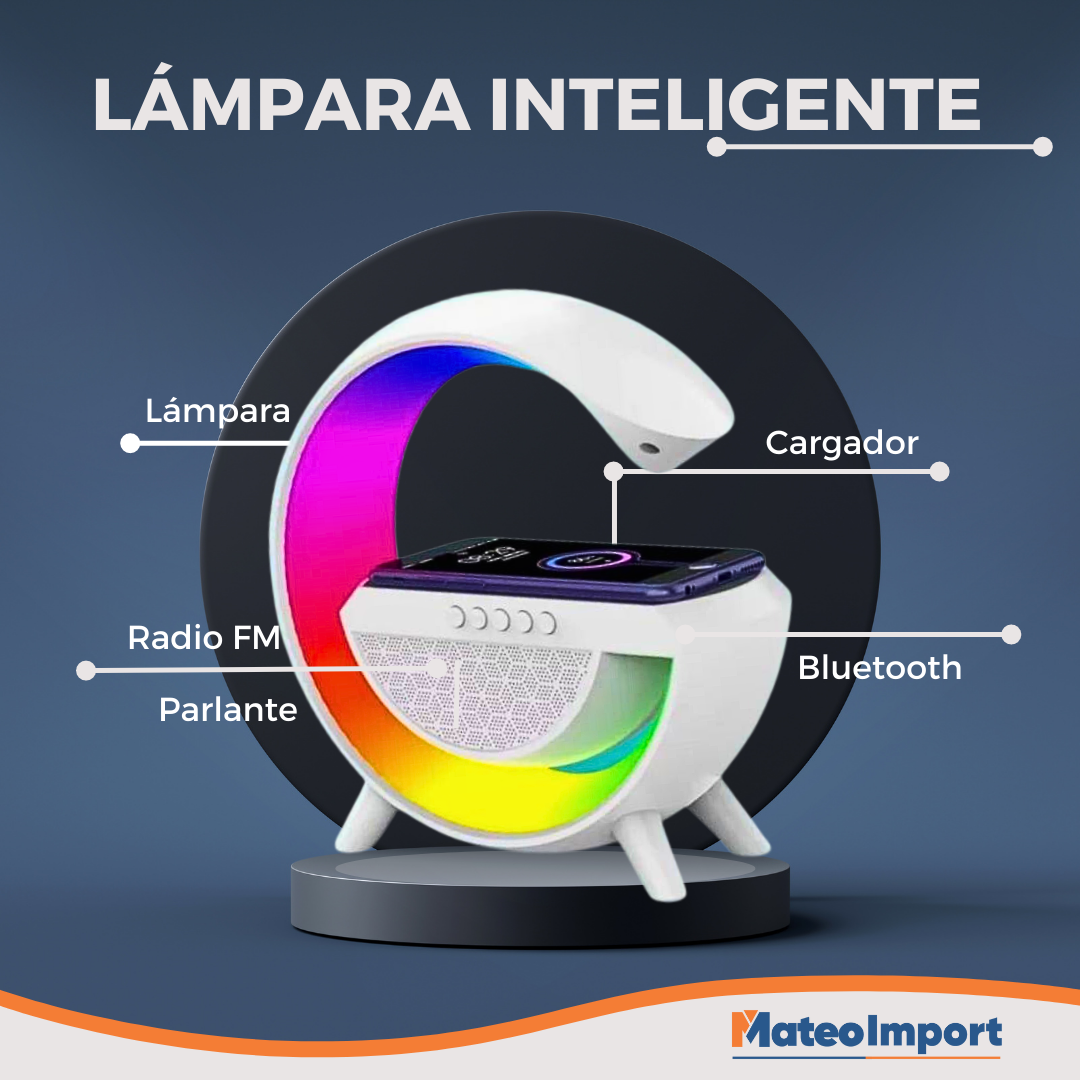 LAMPARA INTELIGENTE 4 EN 1 ( Lámpara, Radio FM, Parlante Bluetooth, Pa –  Mateo Import Perú - Productos Novedosos